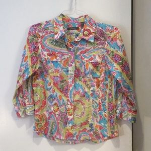 Liz Claiborne Flowered Blouse
